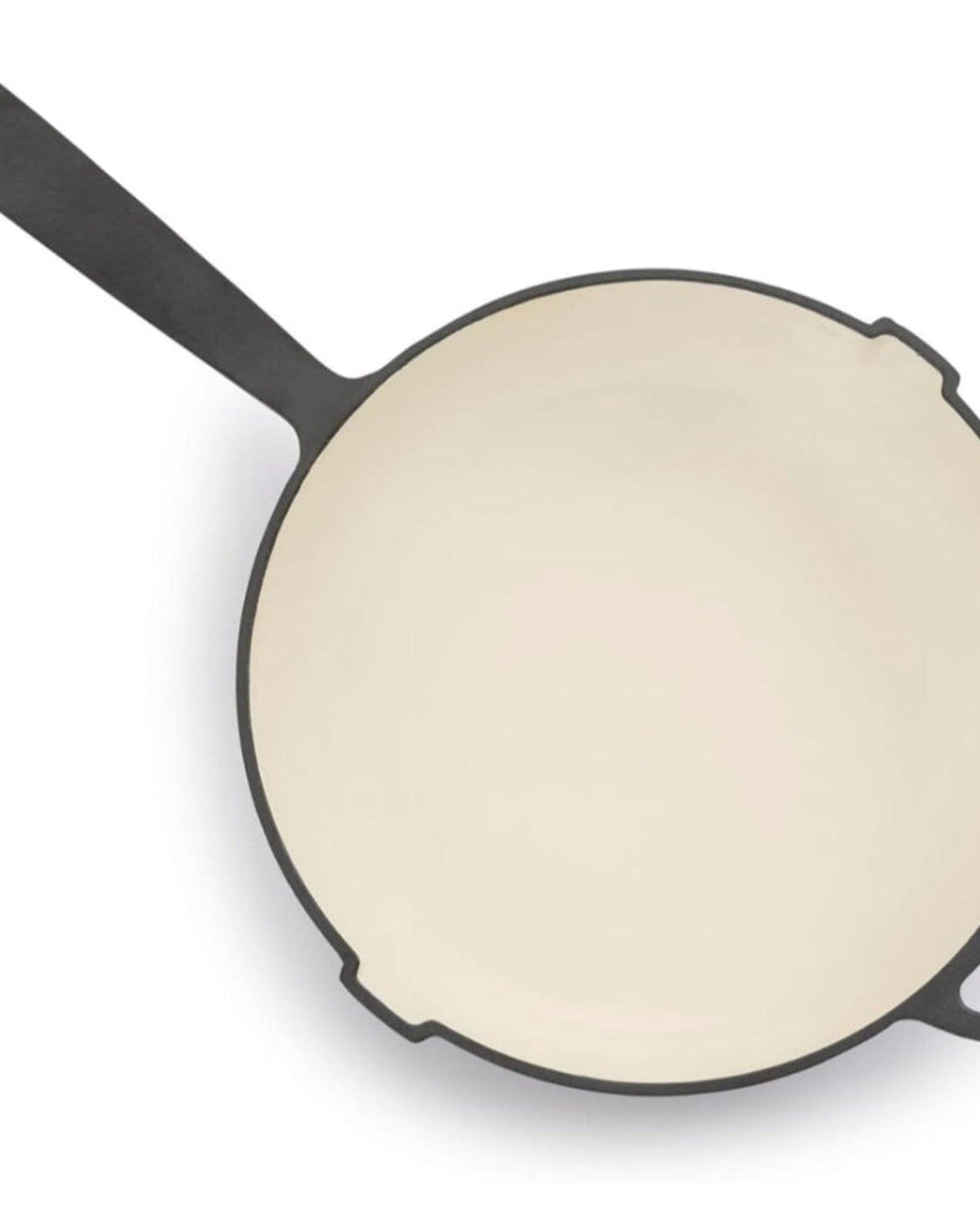 BareBones - Enamel Lined Cast Iron Skillet - 12 in - Vintage White