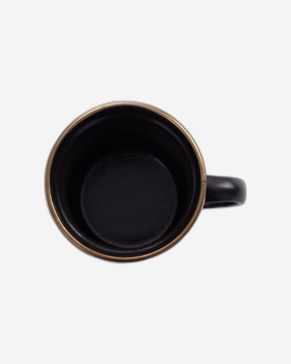 BareBones - Enamel Espresso Cup Charcoal - set of 2