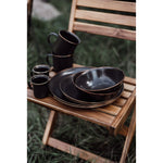 BareBones - Enamel Espresso Cup Charcoal - set of 2