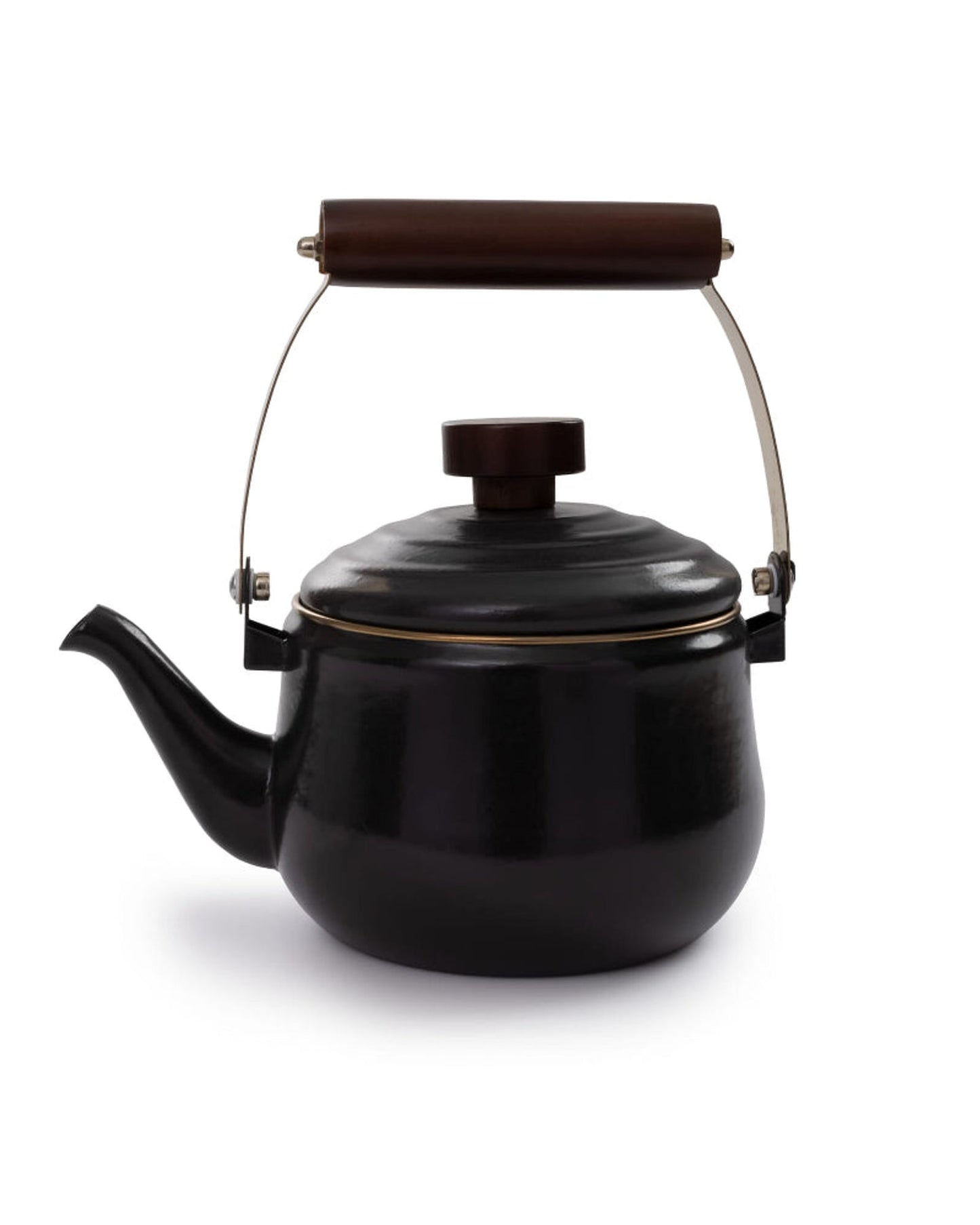 BareBones - Enamel Teapot Charcoal