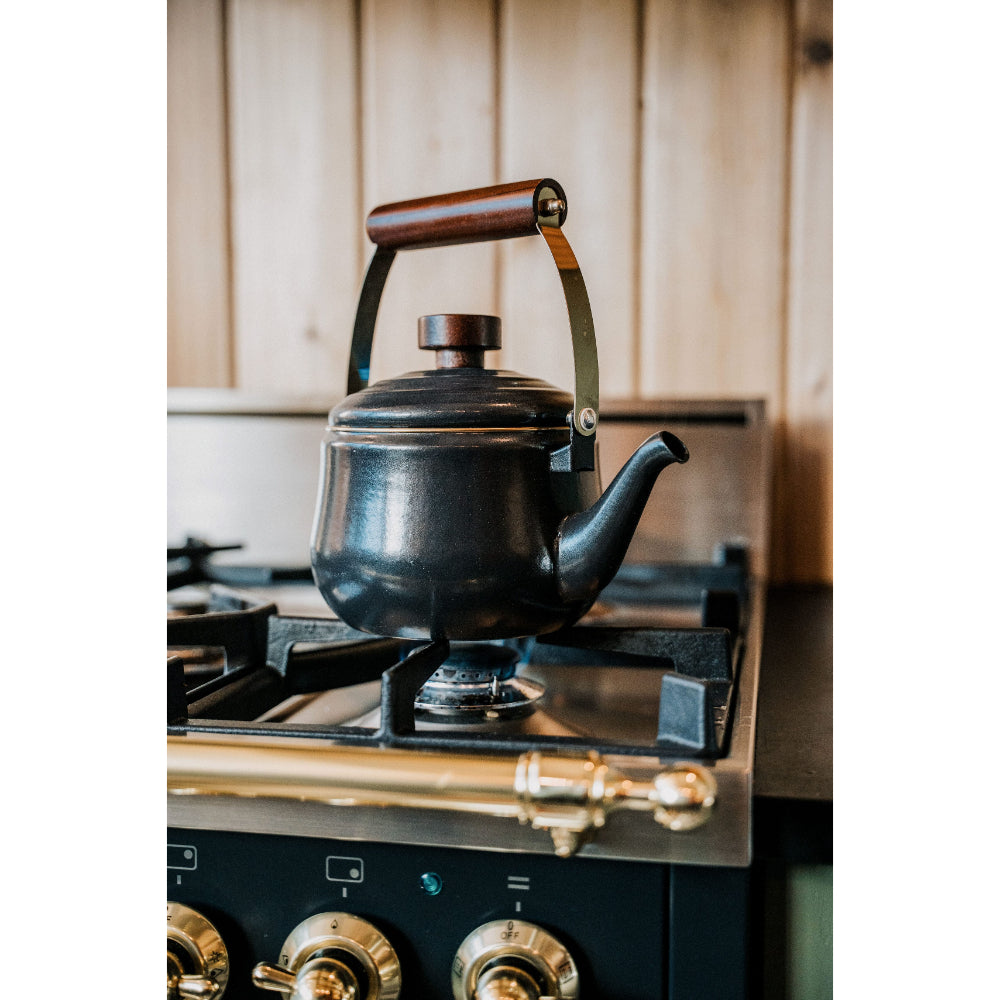 BareBones - Enamel Teapot Charcoal