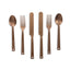 BareBones - Flatware -Matte Copper - set of 2