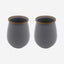 BareBones - Enamel Tumbler Gray - set of 2
