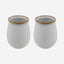 BareBones - Enamel Tumbler Eggshell - set of 2