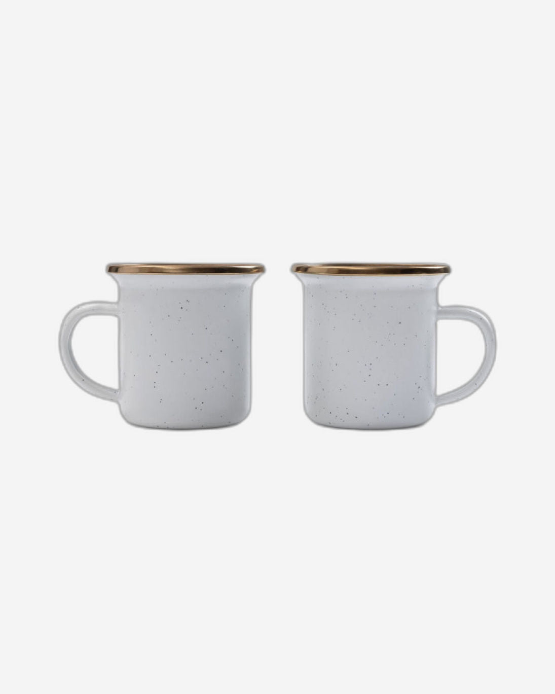 BareBones - Enamel Espresso Cup Eggshell - set of 2