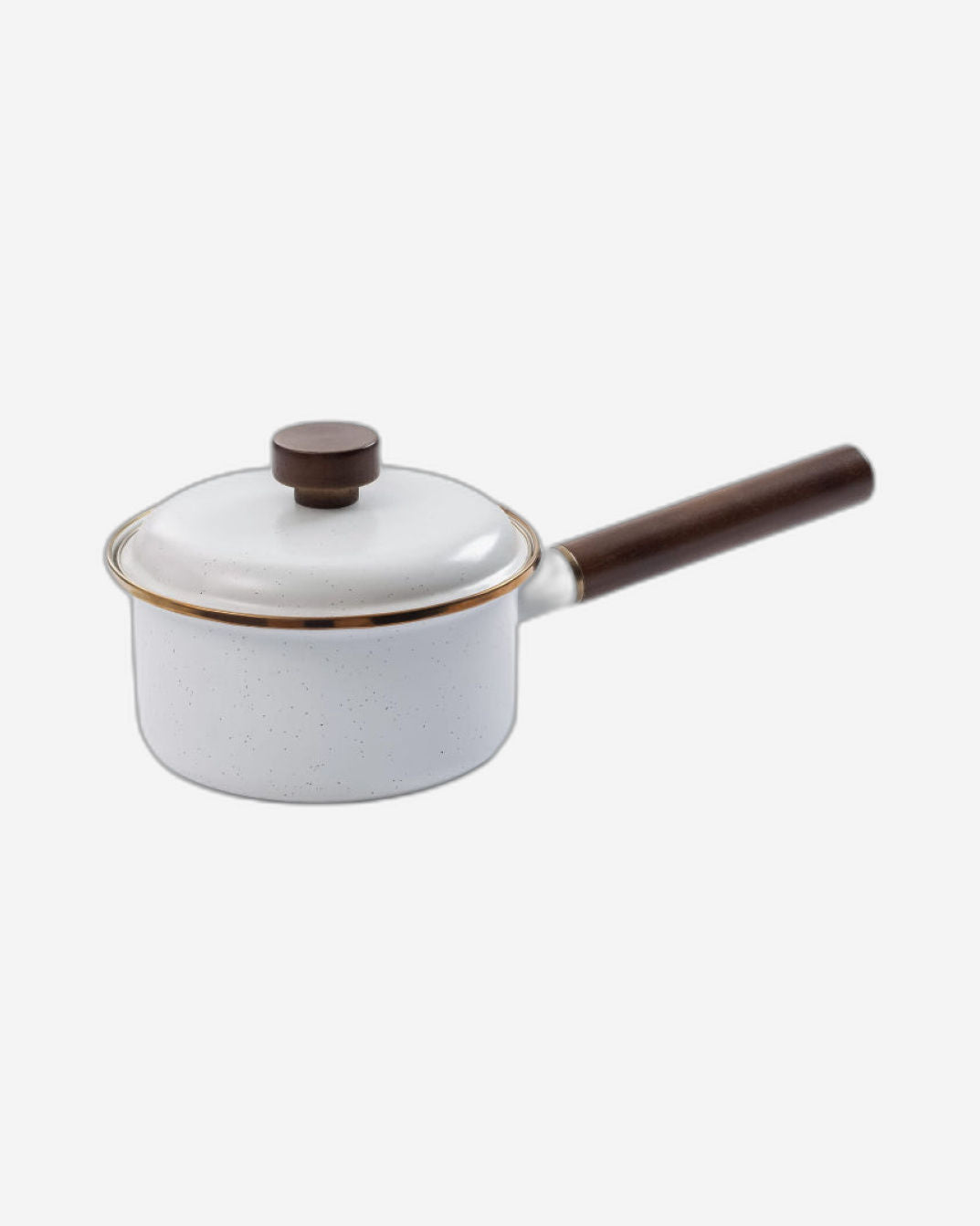 BareBones - Enamel Saucepan Eggshell