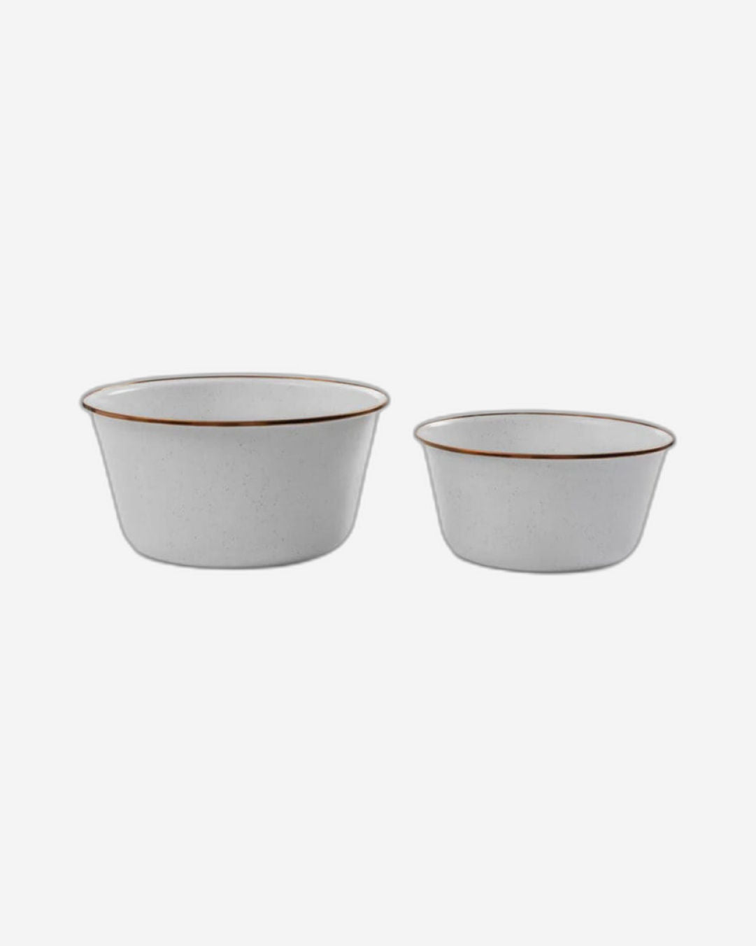 BareBones - Enamel Mixing Bowl Set of 2 Eggshell