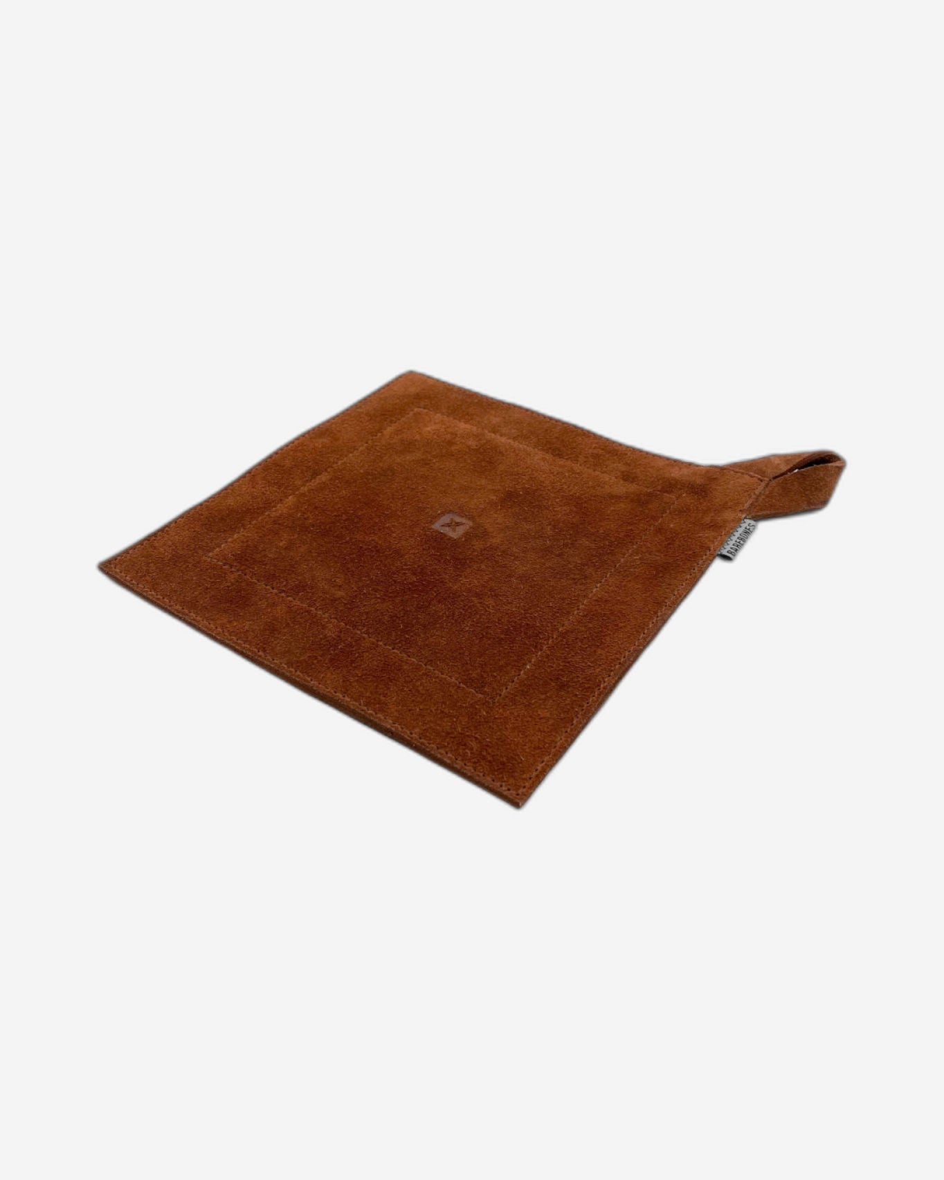 Barebones - Suede Leather Hot Pad - Terracotta