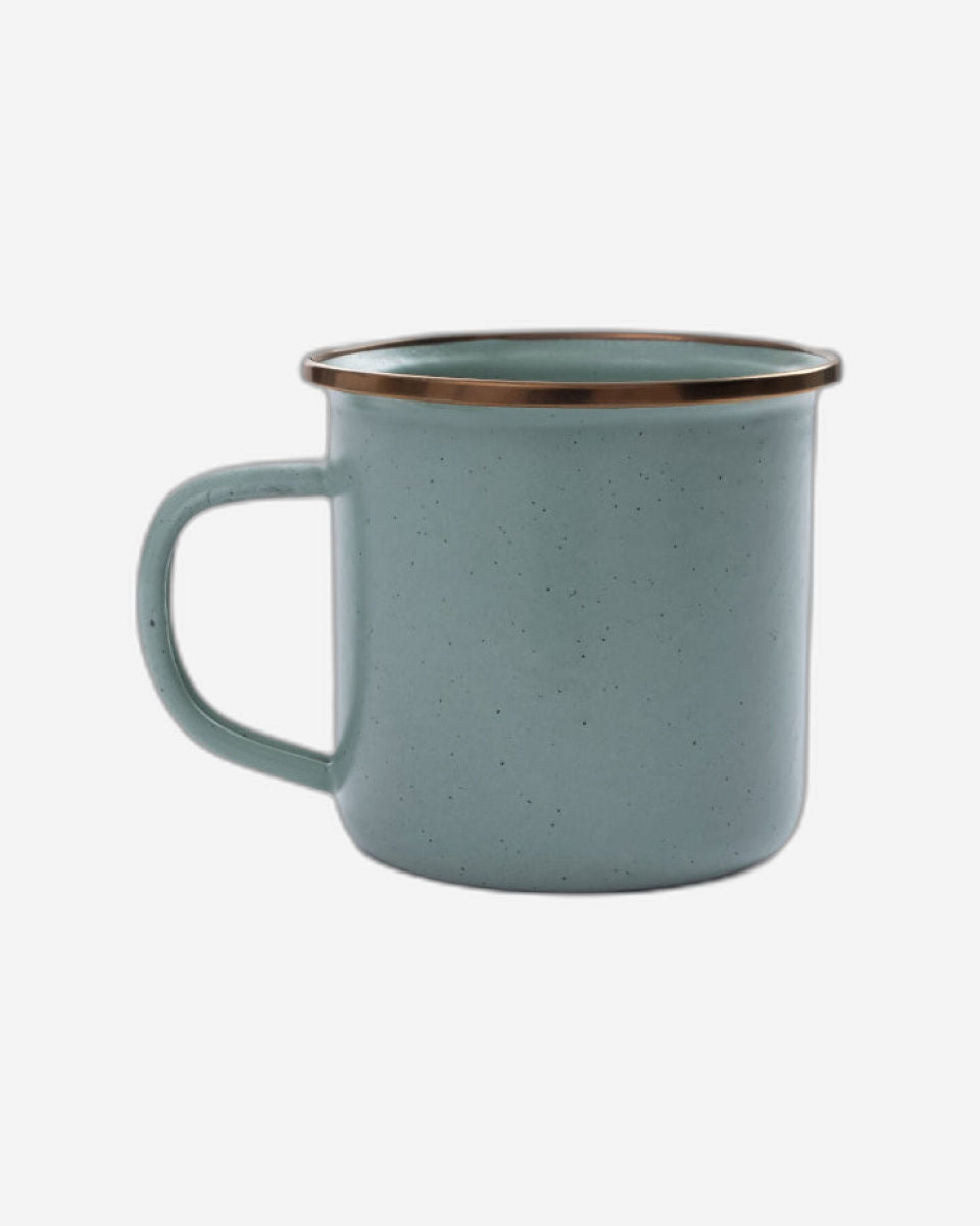 BareBones - Enamel Mug Green - set of 2