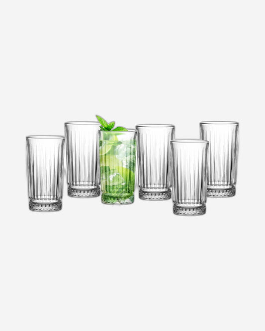Cuisine Art Eva Hi-Ball Glass Set 6Pc 255ml