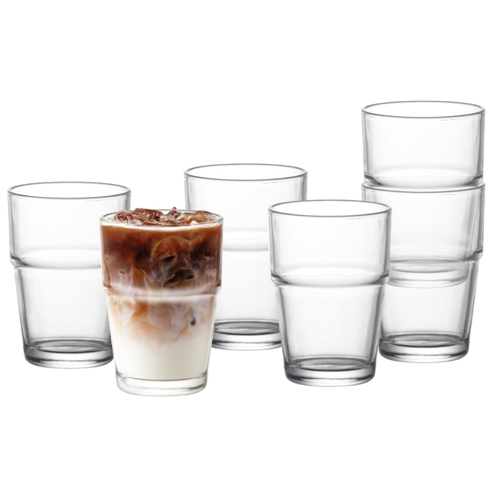 Cuisine Art Kola Glass Set - 6 Pieces, 255ml, Tansparent