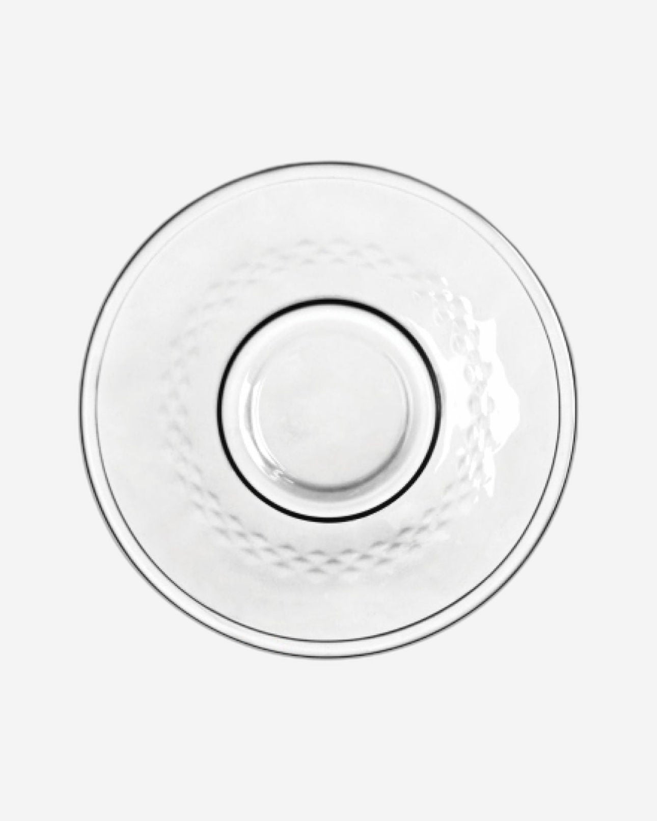 Doyalex Glass Coffee Cup & Saucer Set - 80ml, 12-Pieces, Transparent (CS-038B)