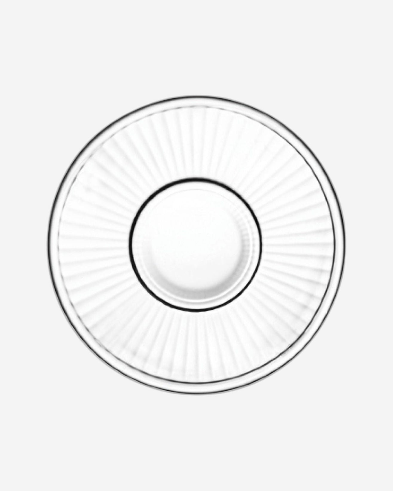 Doyalex Glass Coffee Cup & Saucer Set - 80ml, 12-Pieces, Transparent (CS-038C)