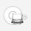 Doyalex Glass Tea Cup & Saucer Set - 190ml, 12-Pieces, Transparent