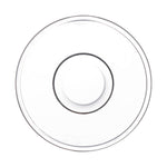 Doyalex Glass Tea Cup & Saucer Set - 190ml, 12-Pieces, Transparent