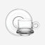 Doyalex Glass Tea Cup & Saucer Set - 190ml, 12-Pieces, Transparent (CS-058A)
