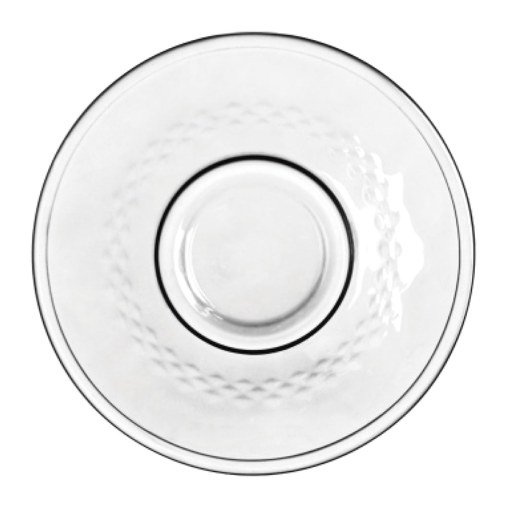 Doyalex Glass Tea Cup & Saucer Set - 190ml, 12-Pieces, Transparent (CS-058B)