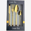 Cuisine Art Cutlery Set 16Pc Ezra Gold