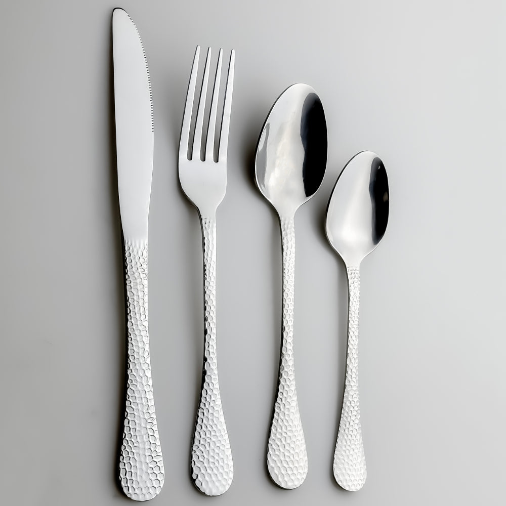 Cuisine Art Kyle 16 Piece Stainless Steel Cutlery Set, Silver