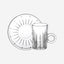 Doyalex Glass Istikan Tea Cup & Saucer Set - 120ml, 12 Pieces, Transparent