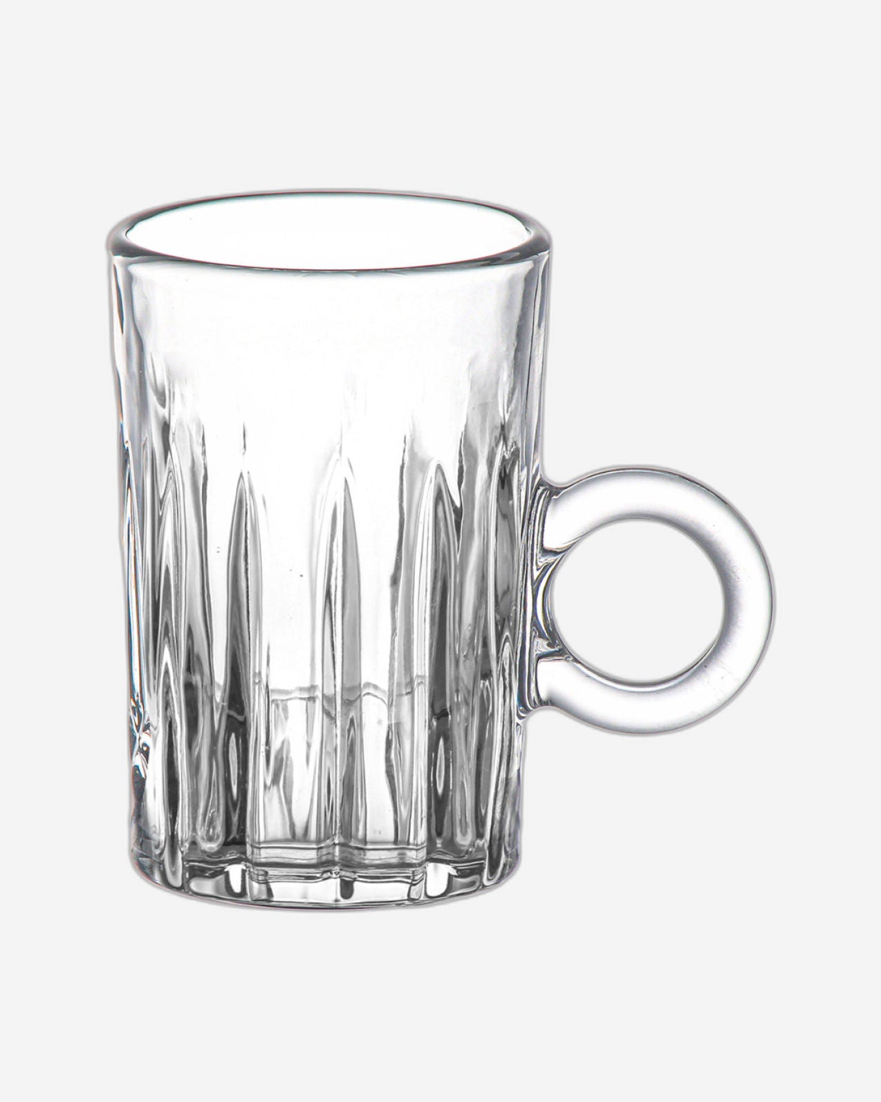 Doyalex Glass Istikan Tea Cup & Saucer Set - 120ml, 12 Pieces, Transparent