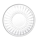 Doyalex Glass Istikan Tea Cup & Saucer Set - 120ml, 12 Pieces, Transparent  (CS-158D)