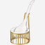 Shallow Irfa Spoon Rest - Stylish Kitchen Organization with an Elegant Gold Design