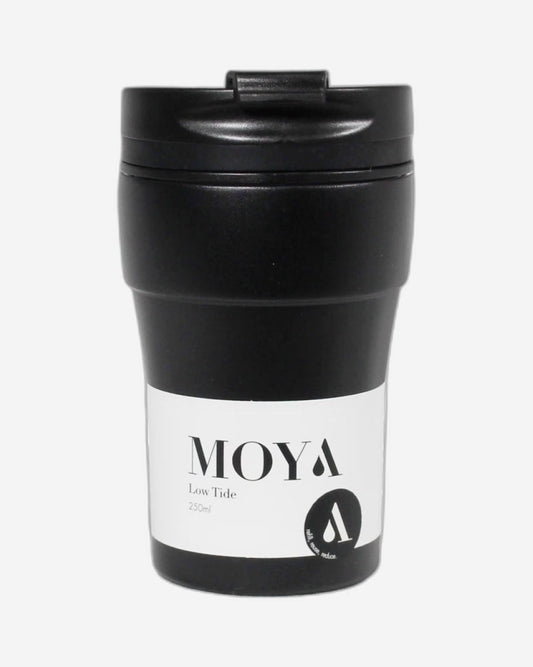 Moya "Low Tide" 250ml Travel Coffee Mug Black/Black