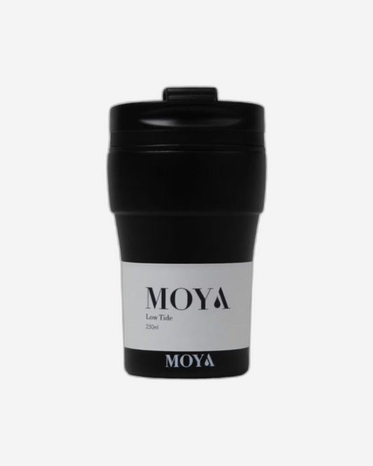 Moya "Low Tide" 250ml Travel Coffee Mug Black/Black