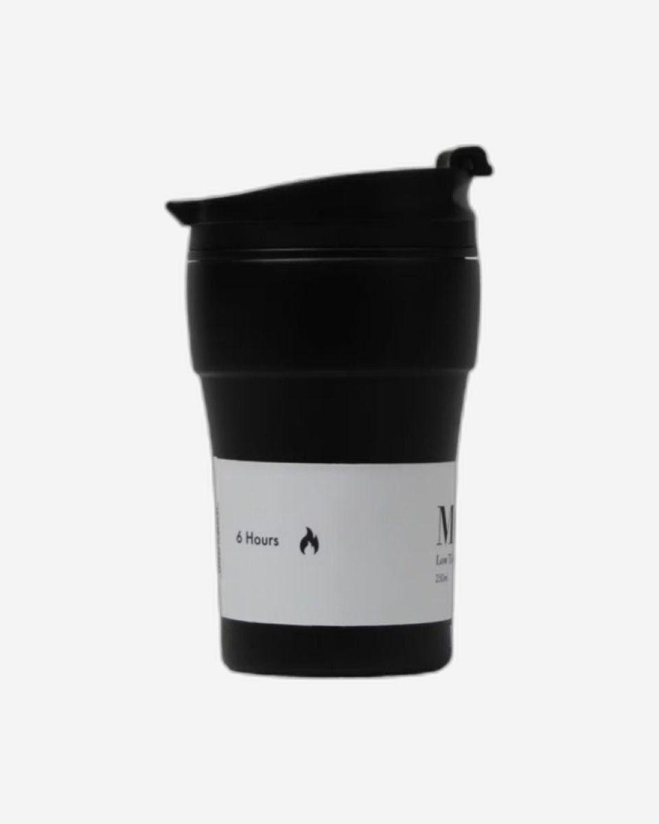 Moya "Low Tide" 250ml Travel Coffee Mug Black/Black