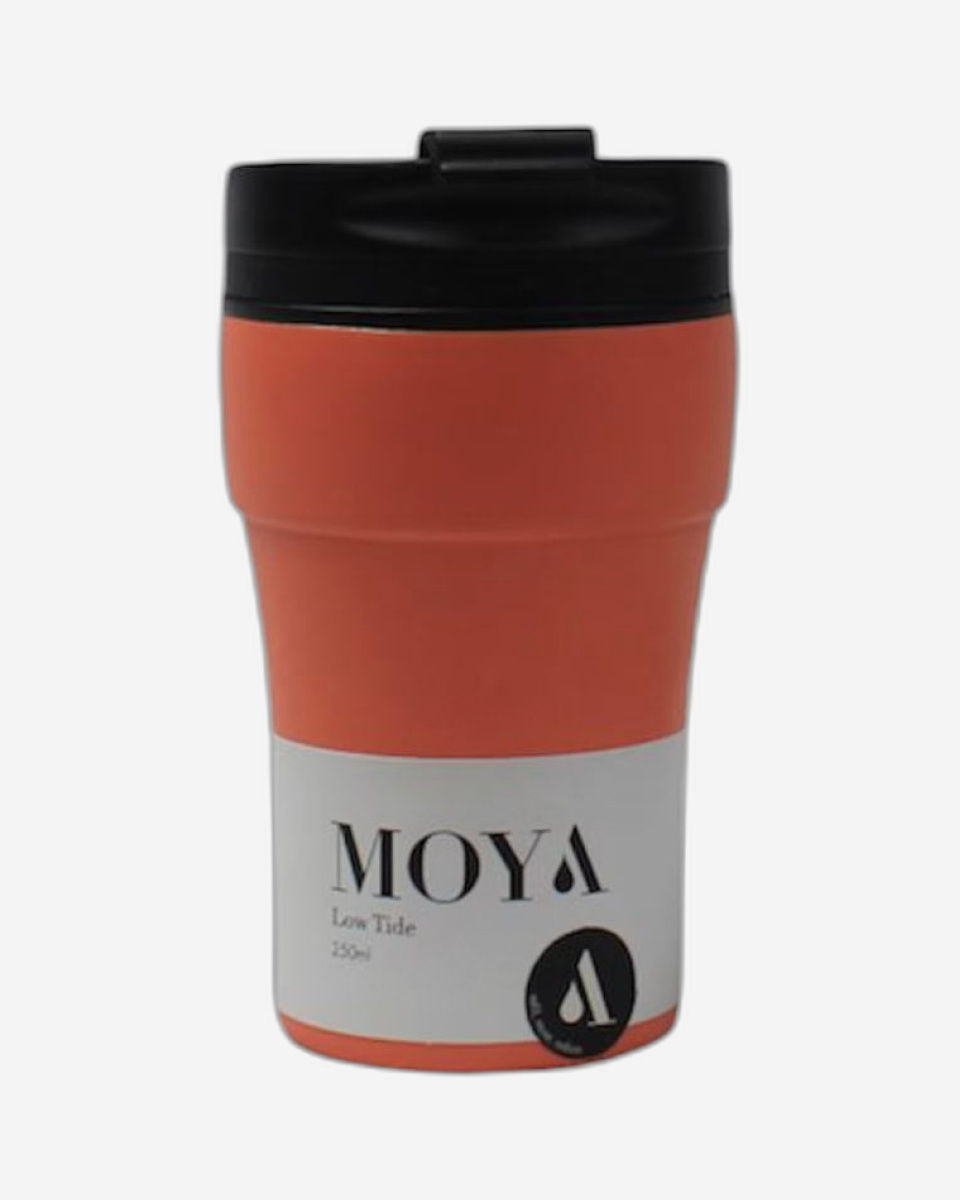 Moya "Low Tide" 250ml Travel Coffee Mug Black/Black