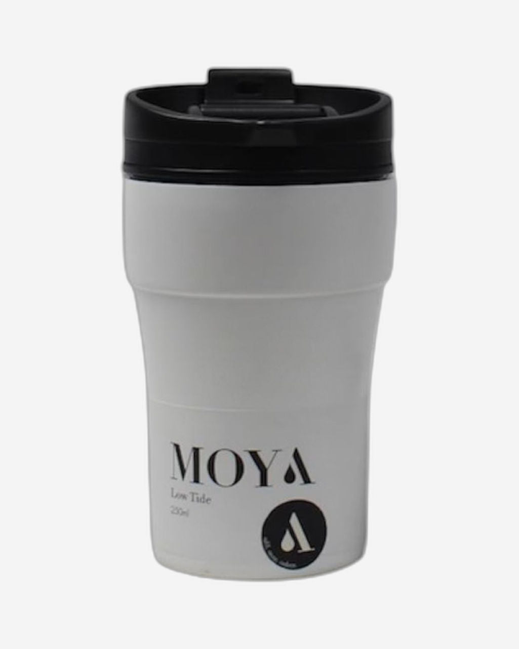 Moya "Low Tide" 250ml Travel Coffee Mug Black/Black