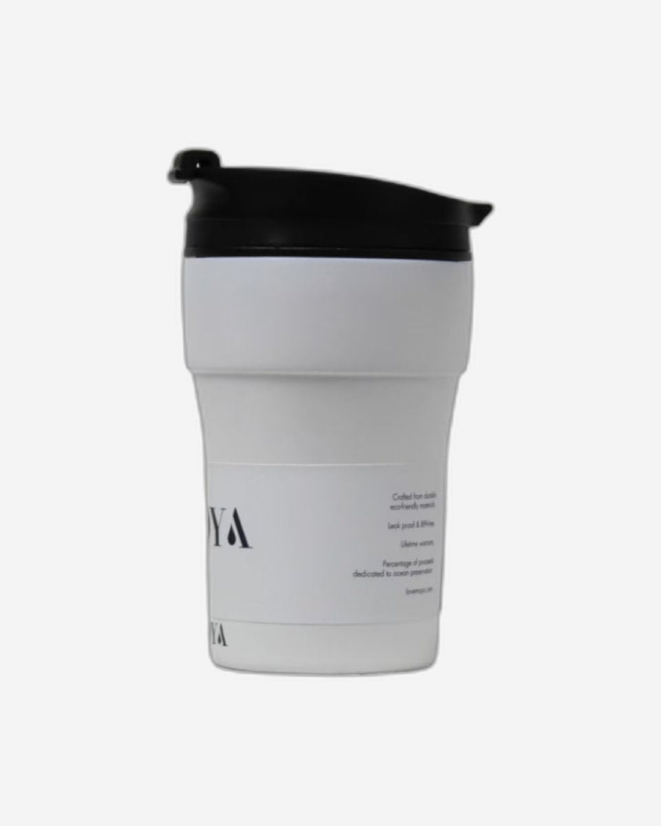 Moya "Low Tide" 250ml Travel Coffee Mug Black/Black