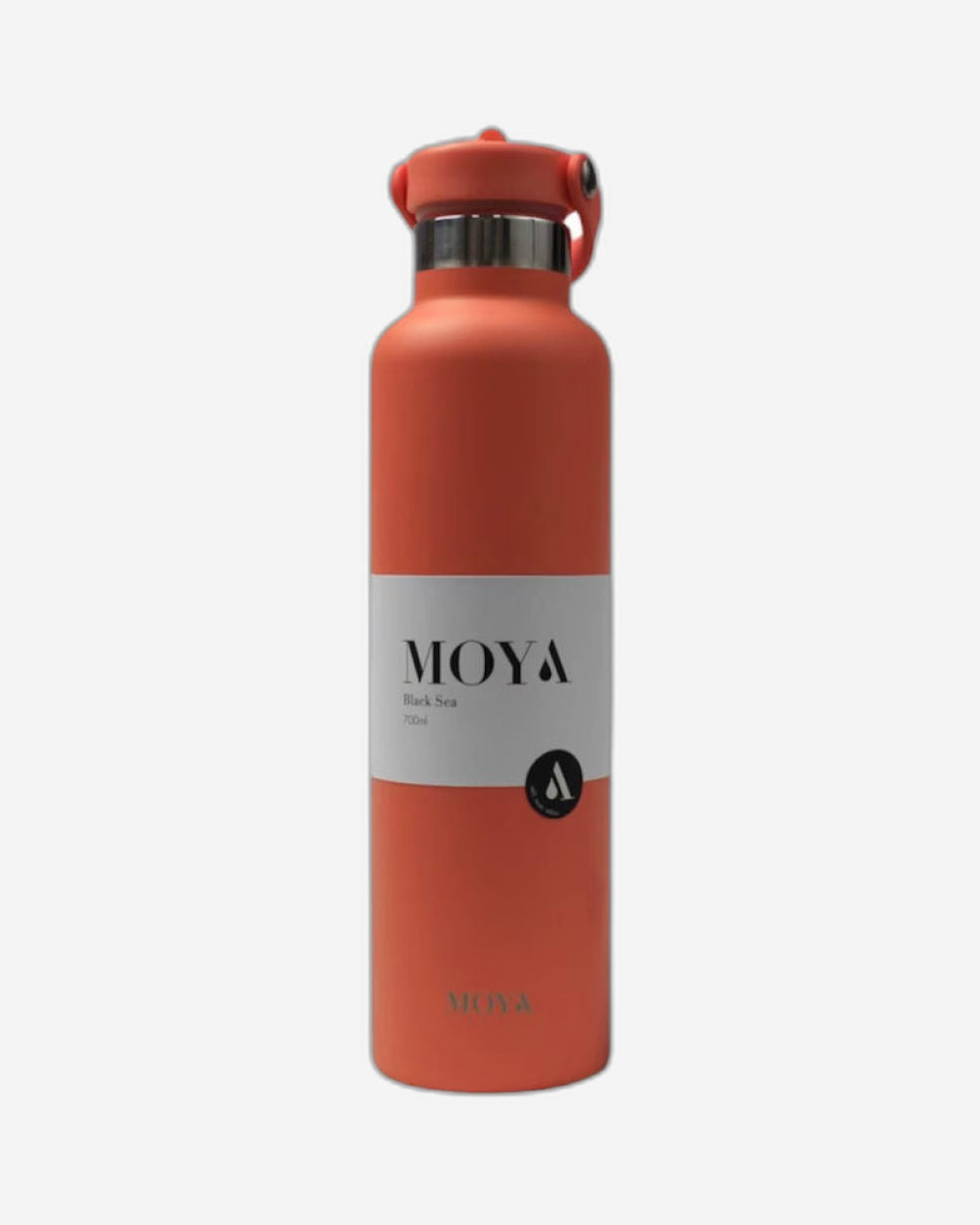 Moya "Black Sea"  700ml Insulated Sustainable Water Bottle Black