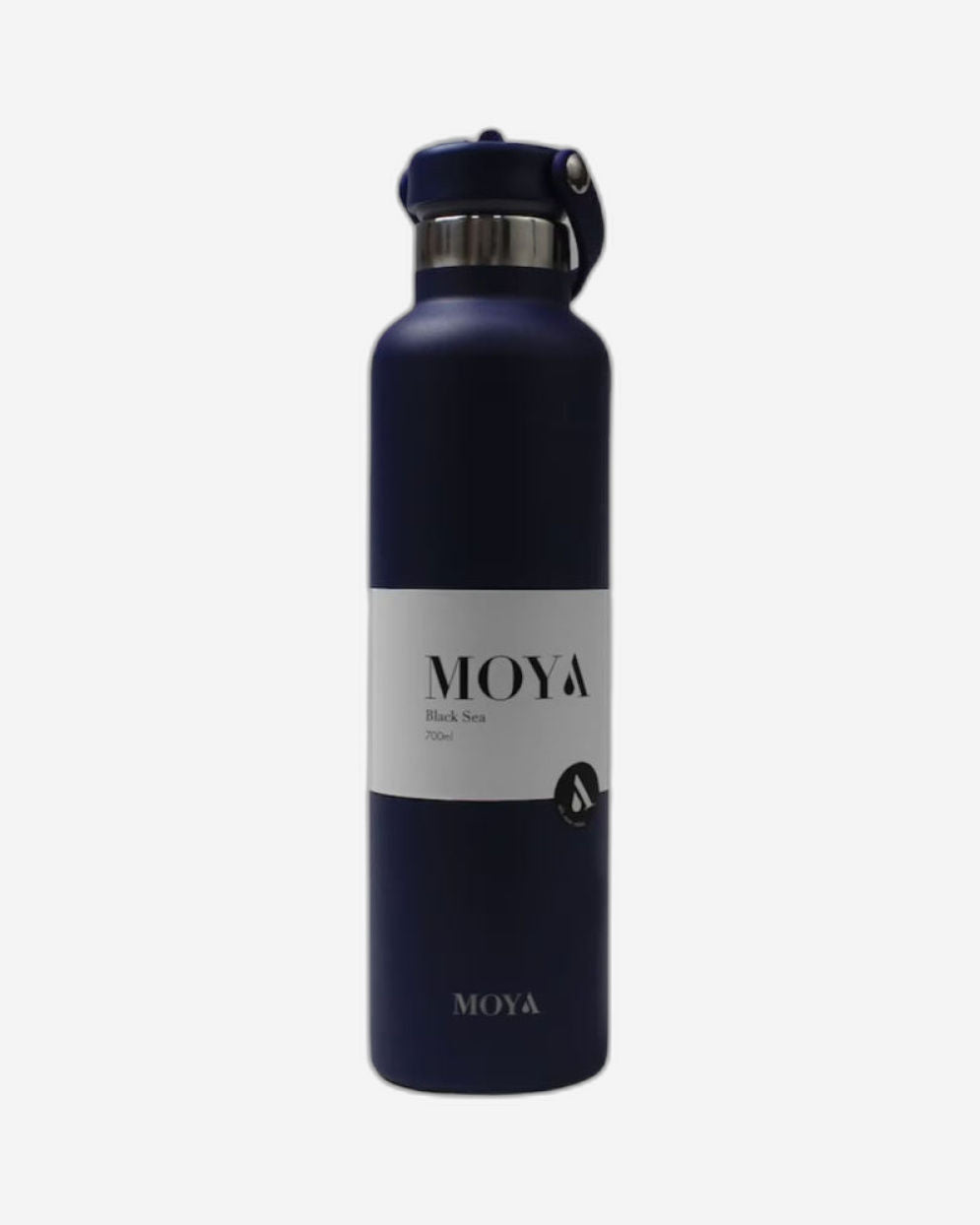 Moya "Black Sea"  700ml Insulated Sustainable Water Bottle Black
