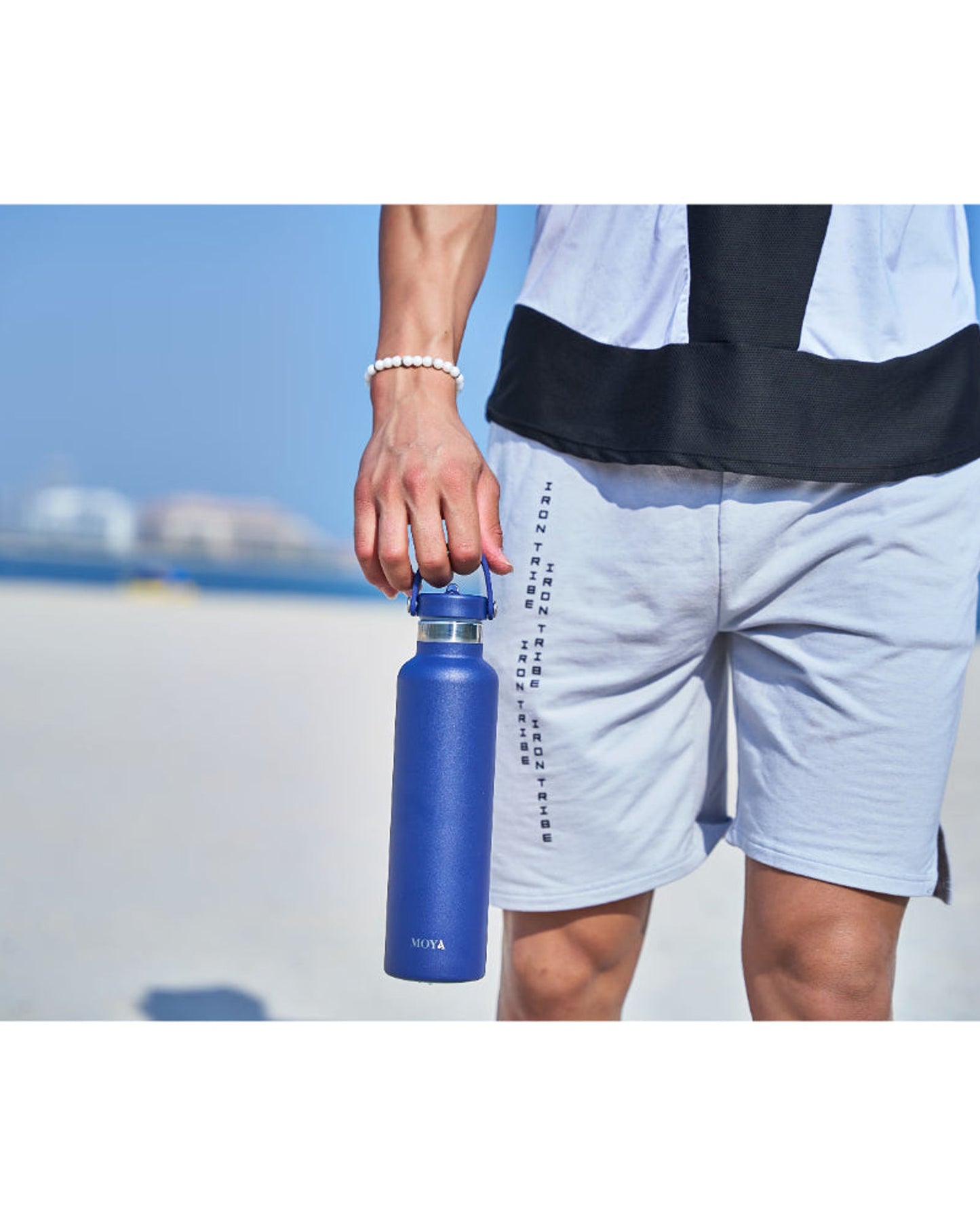 Moya "Black Sea"  700ml Insulated Sustainable Water Bottle Black