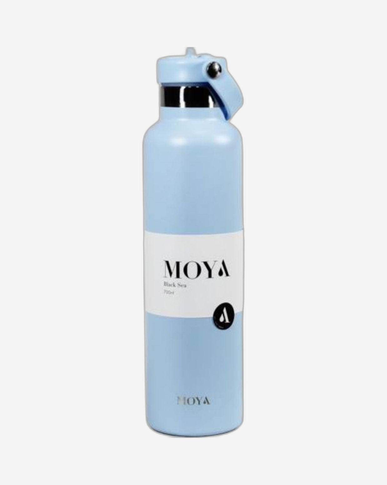 Moya "Black Sea"  700ml Insulated Sustainable Water Bottle Black