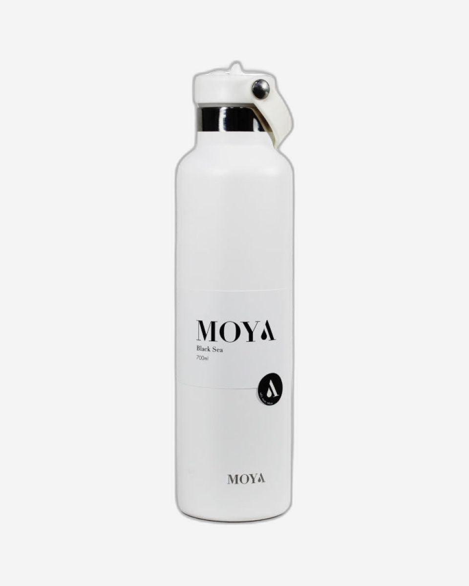 Moya "Black Sea"  700ml Insulated Sustainable Water Bottle Black