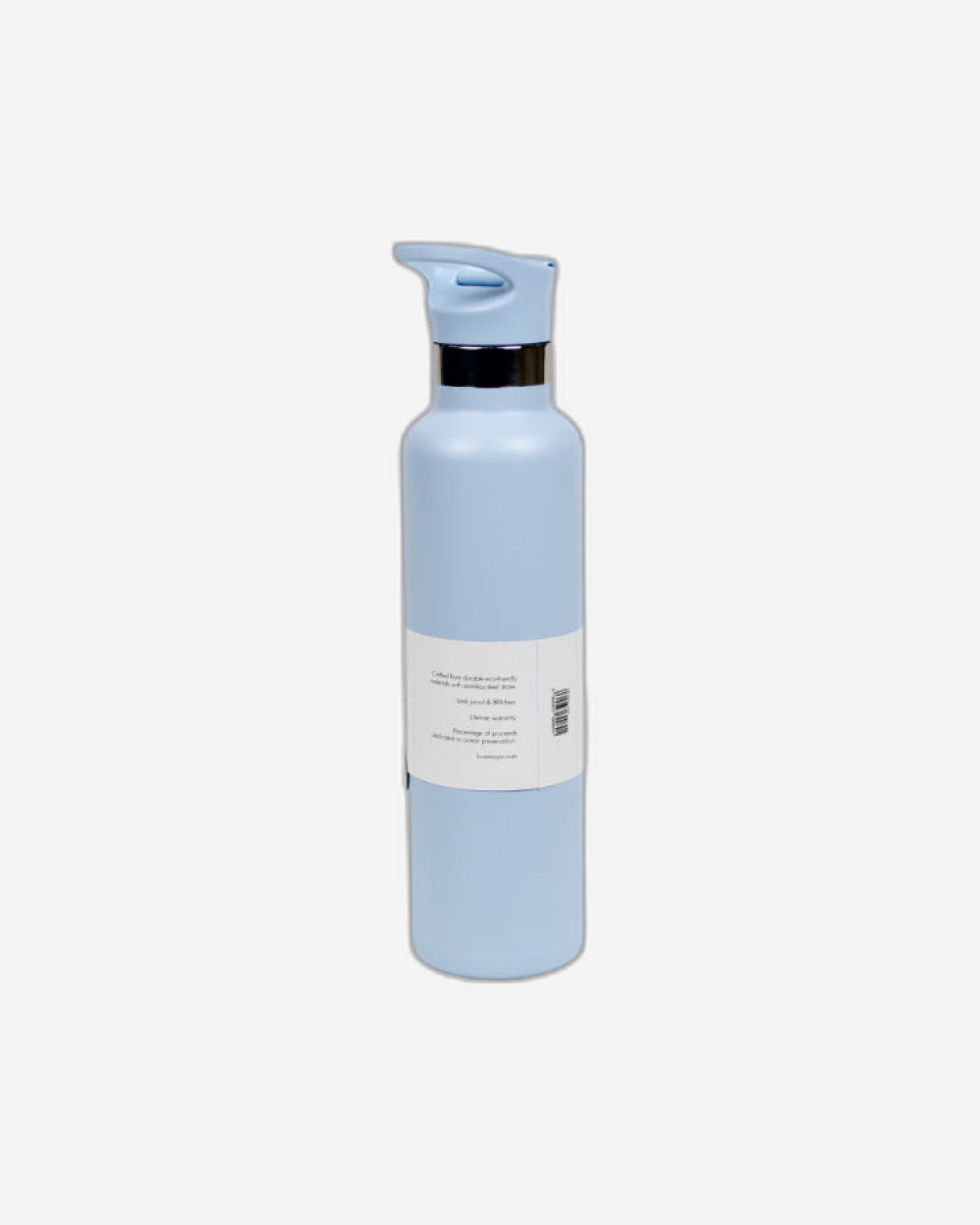 Moya "Black Sea"  700ml Insulated Sustainable Water Bottle Black
