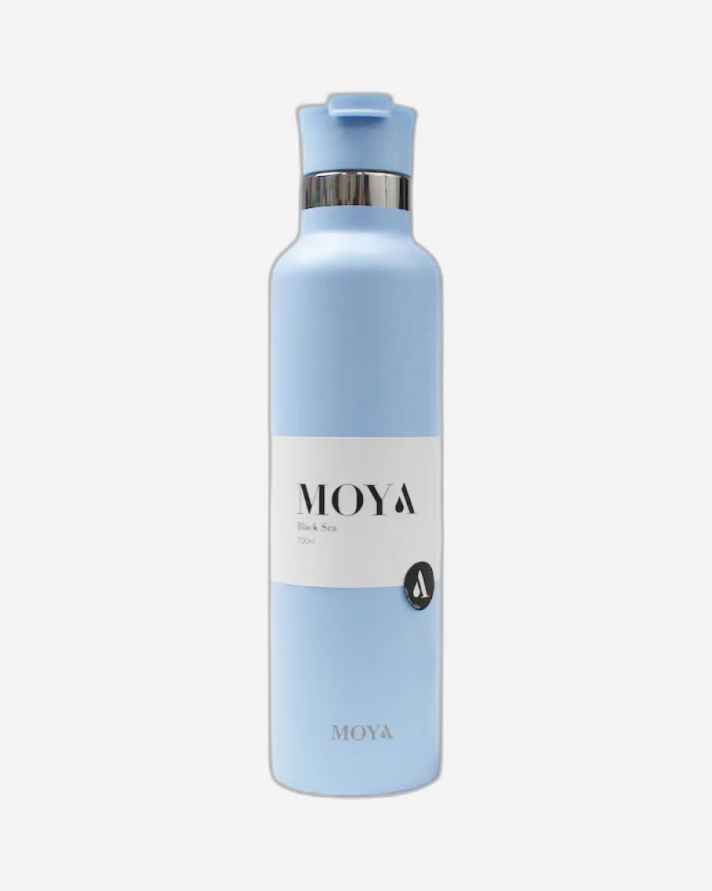 Moya "Black Sea"  700ml Insulated Sustainable Water Bottle Black
