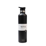Moya "Coral Reef" 1L Insulated Sustainable Water Bottle Black