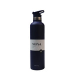 Moya "Coral Reef" 1L Insulated Sustainable Water Bottle Black