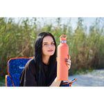 Moya "Coral Reef" 1L Insulated Sustainable Water Bottle Black