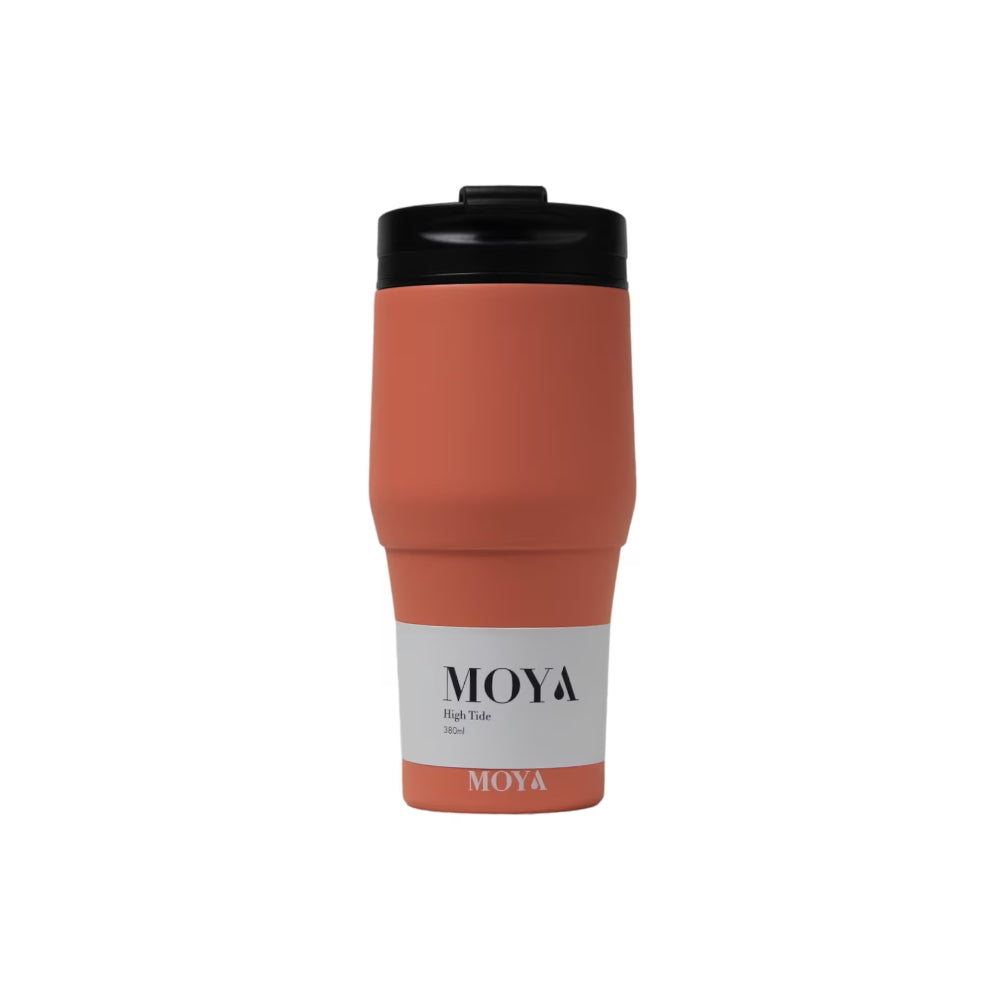 Moya "High Tide" 380ml Travel Coffee Mug Black/Black