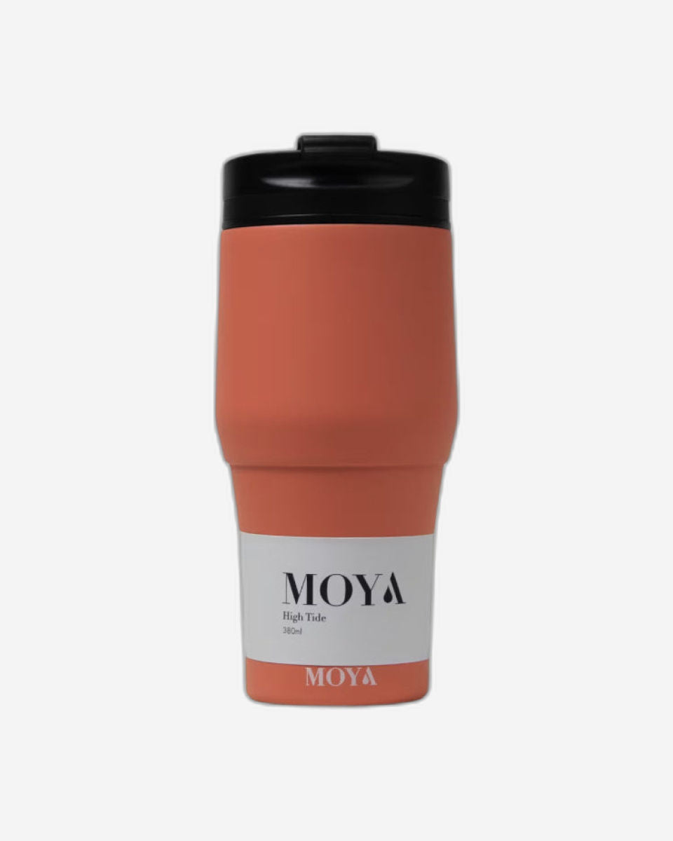 Moya "High Tide" 380ml Travel Coffee Mug Black/Black
