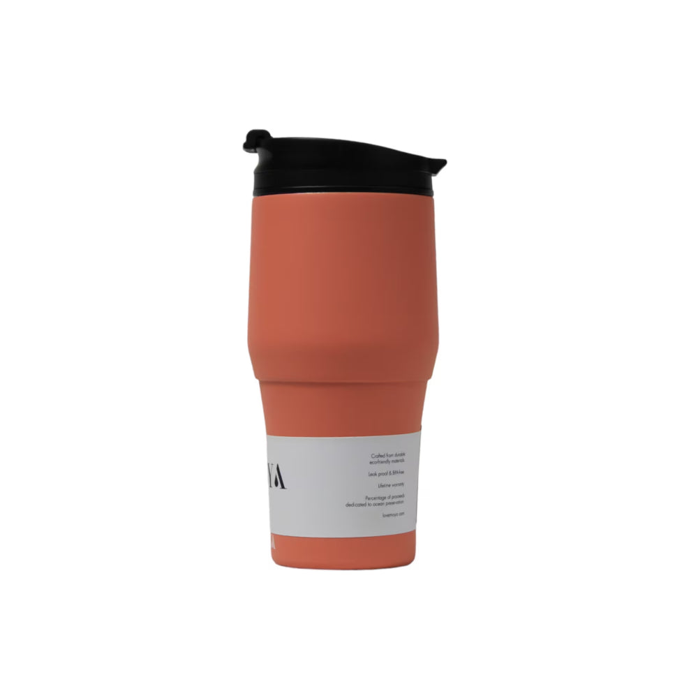 Moya "High Tide" 380ml Travel Coffee Mug Black/Black