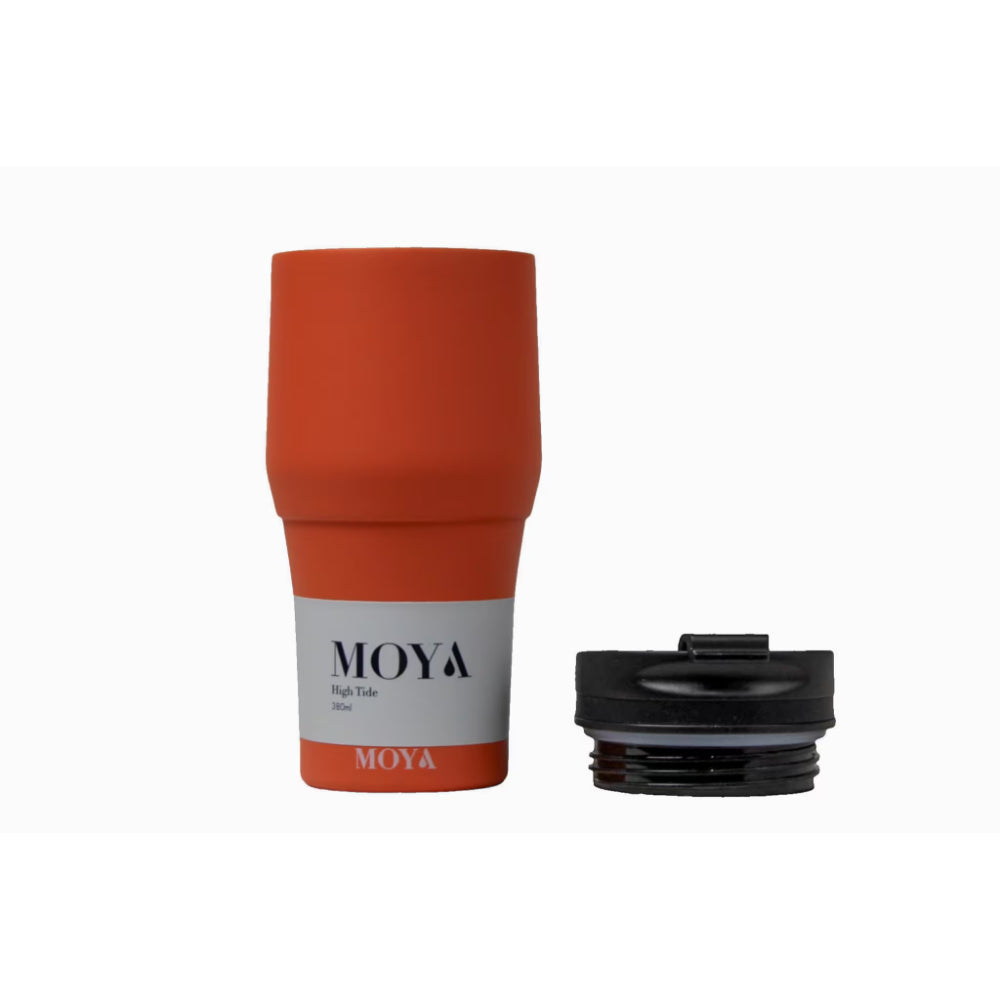 Moya "High Tide" 380ml Travel Coffee Mug Black/Black
