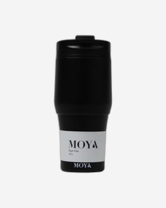 Moya "High Tide" 380ml Travel Coffee Mug Black/Black