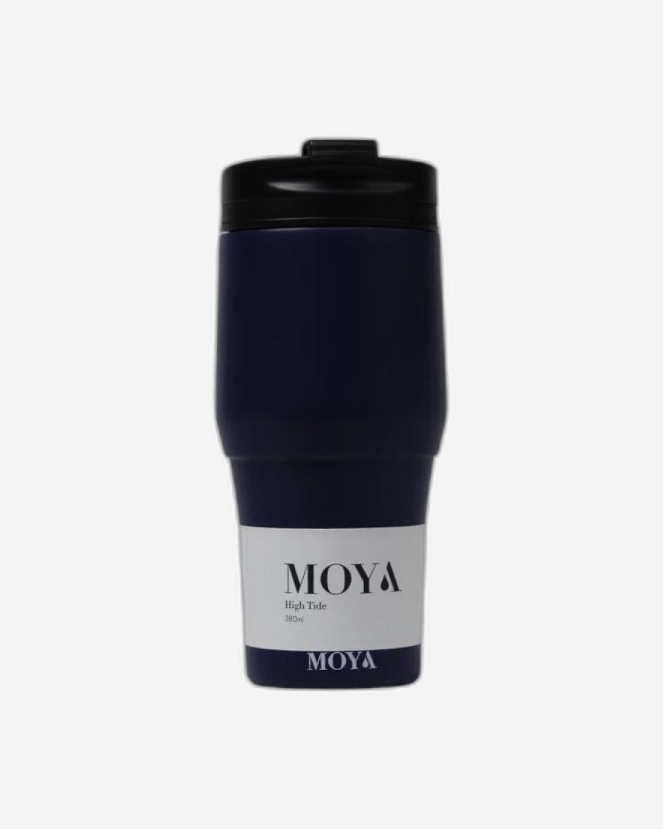 Moya "High Tide" 380ml Travel Coffee Mug Black/Black