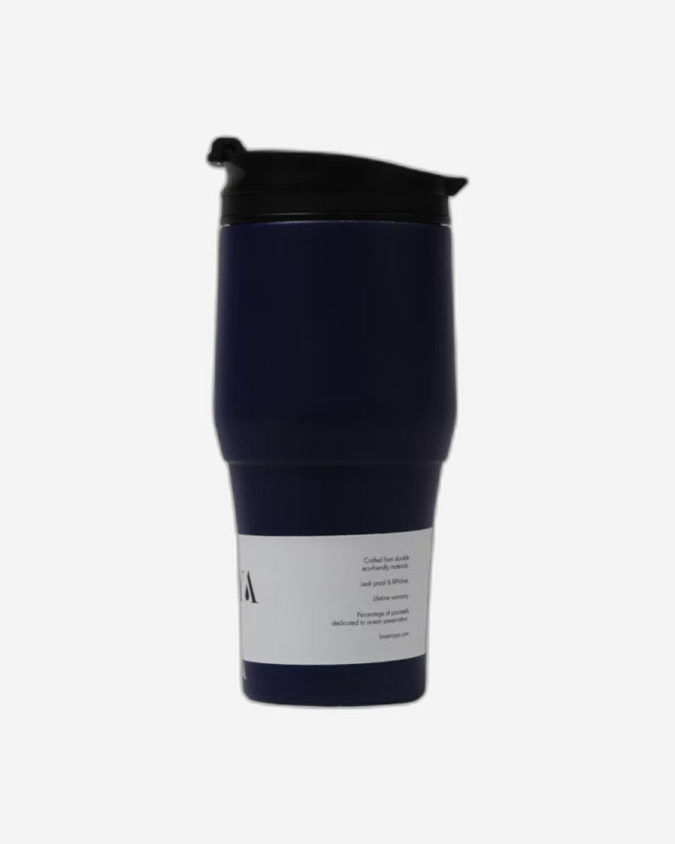 Moya "High Tide" 380ml Travel Coffee Mug Black/Black